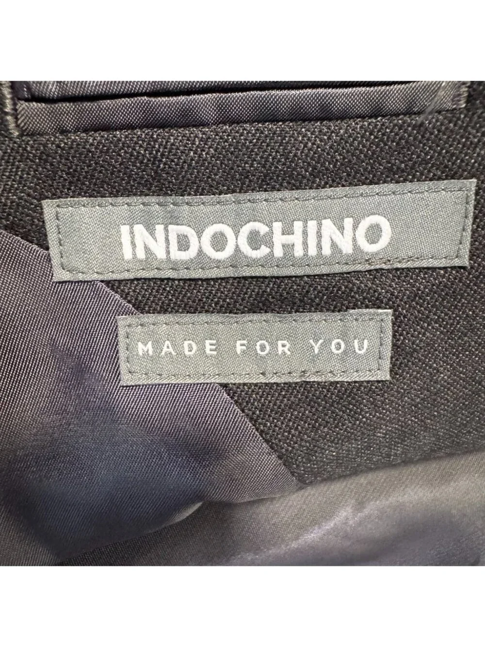 NEW IndoChino Custom Bespoke Men's 100% Wool 2-Button Blazer Gray • 50R
